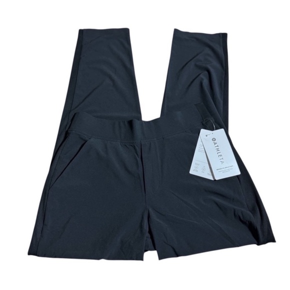 Athleta Brooklyn Mid Rise Ankle Pant Black NWT SIZE 4 - Picture 9 of 10